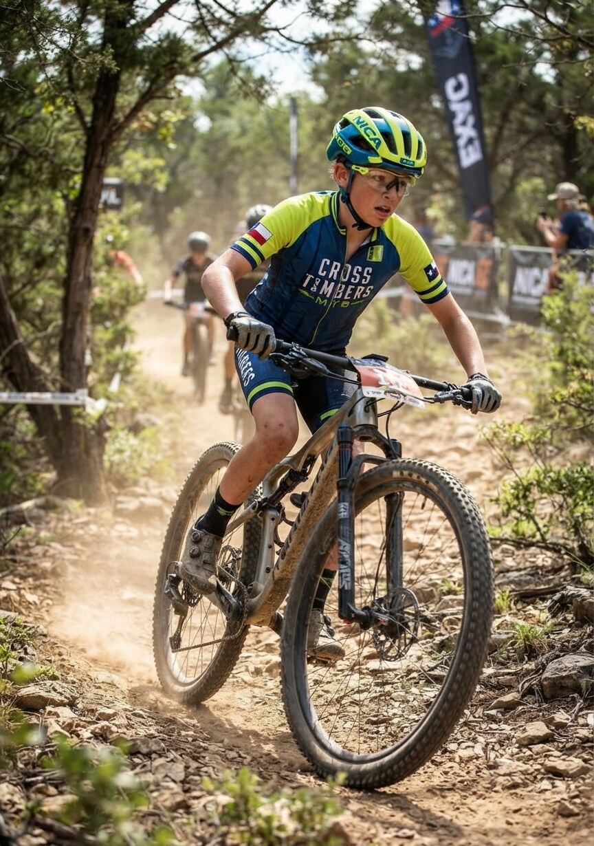 Cross Timbers MTB athlete racing